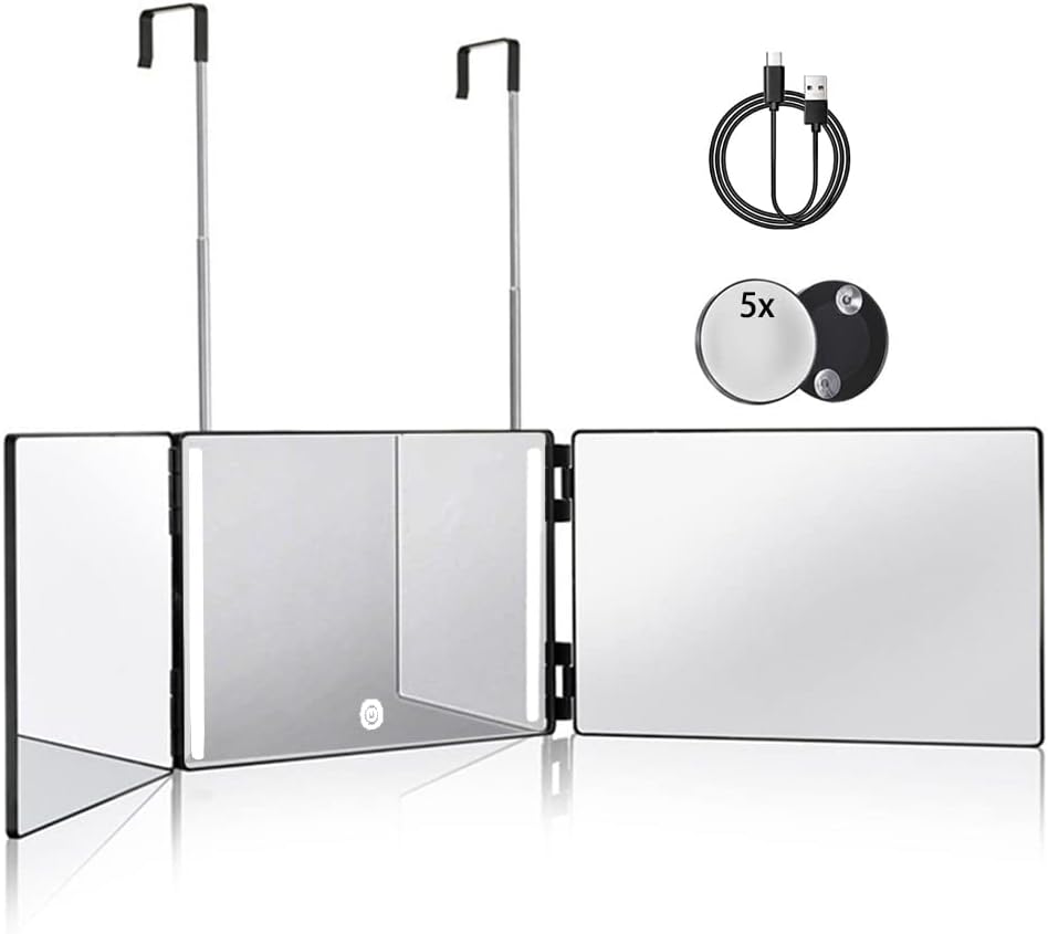 Tonsor E.D.G LED 3-way Mirror
